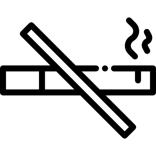 금연 Detailed Rounded Lineal icon