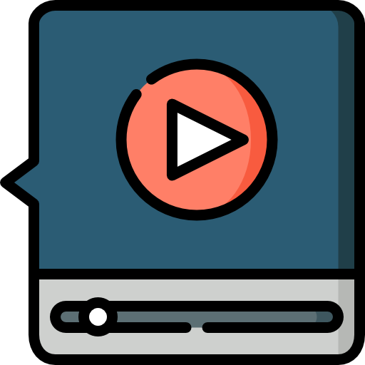 Video player Special Lineal color icon