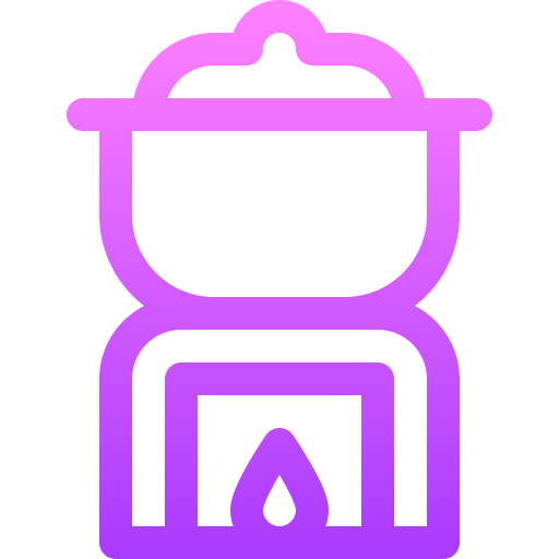 음식 Basic Gradient Lineal color icon