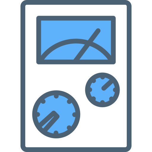 Voltmeter Generic Fill & Lineal icon