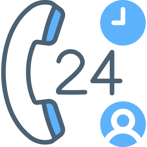24 uur ondersteuning Generic Fill & Lineal icoon