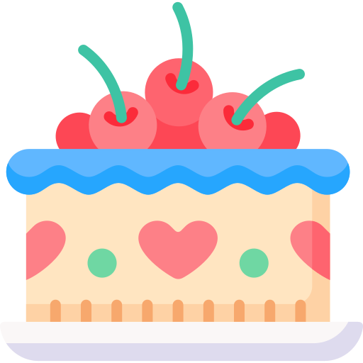 gâteau aux fruits Special Flat Icône