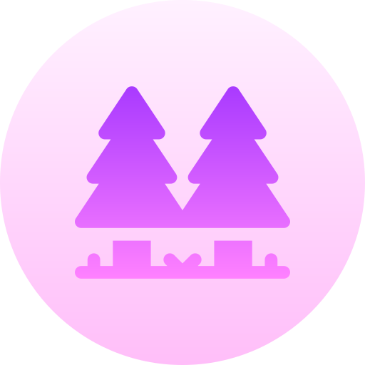 松の木 Basic Gradient Circular icon