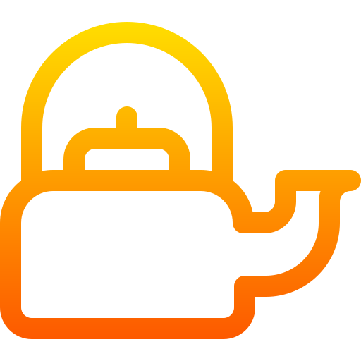 Teapot Basic Gradient Lineal color icon