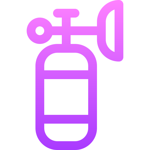 oxígeno Basic Gradient Lineal color icono