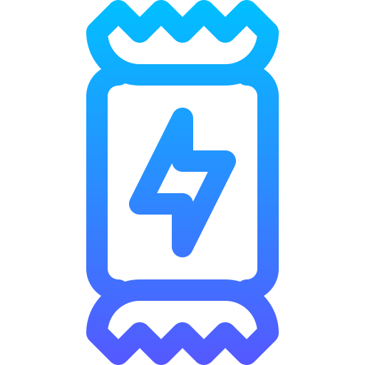 baton energetyczny Basic Gradient Lineal color ikona
