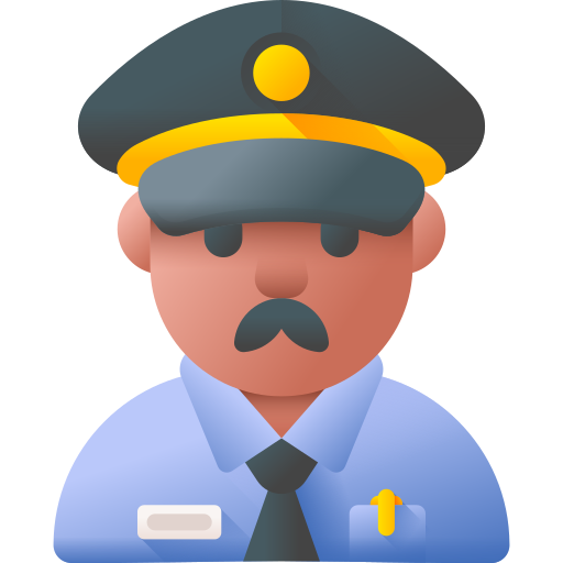 警備員 3D Color icon