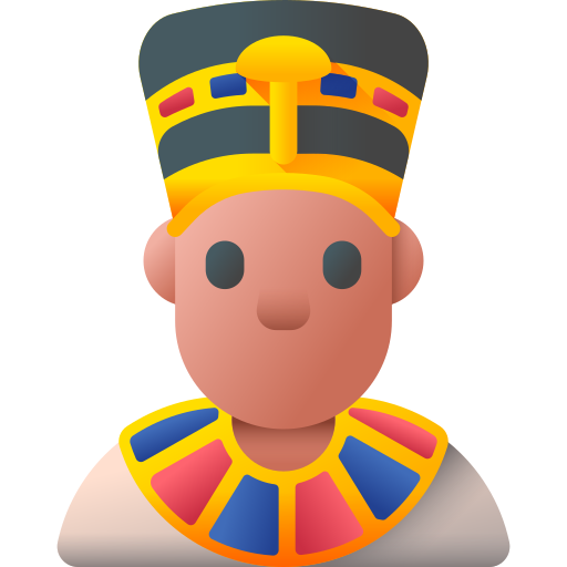 Nefertiti 3D Color icon