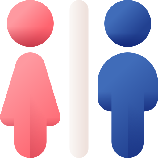 トイレ 3D Color icon