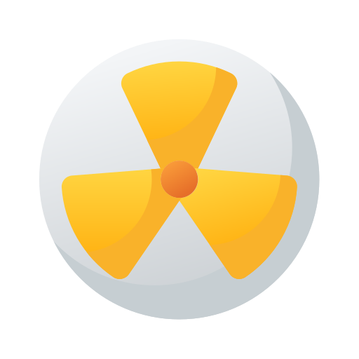 Nuclear energy Generic Flat Gradient icon