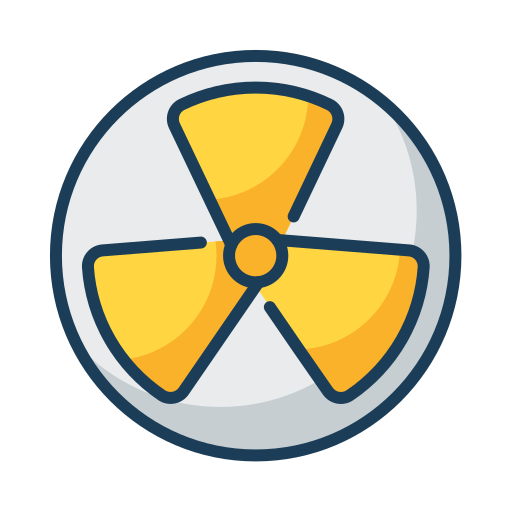 Nuclear energy Generic Thin Outline Color icon