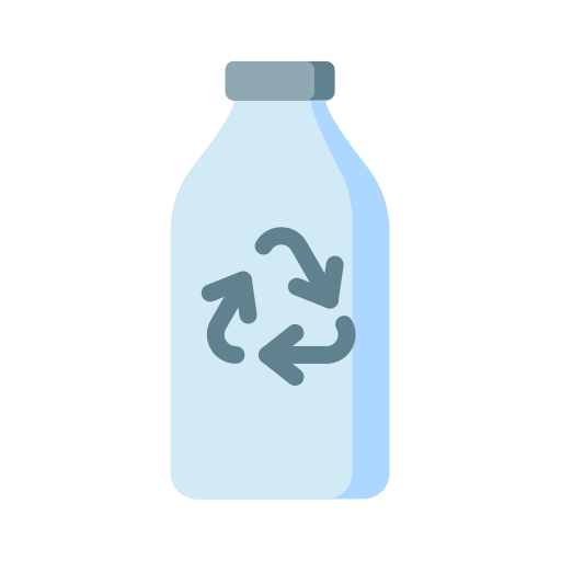 riciclare la bottiglia Generic Flat icona