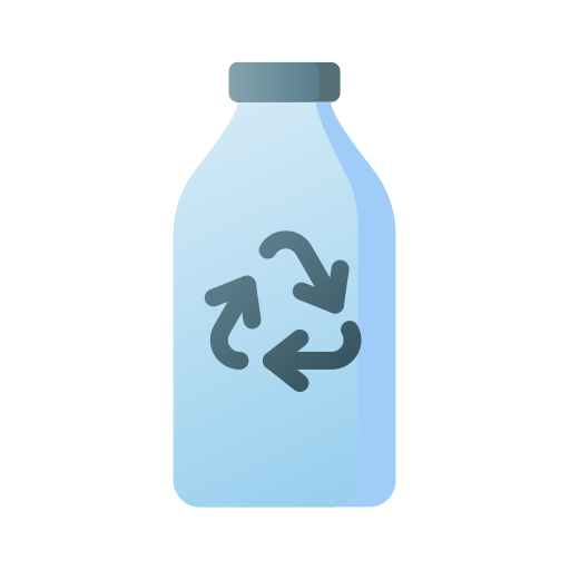 reciclar garrafa Generic Flat Gradient Ícone