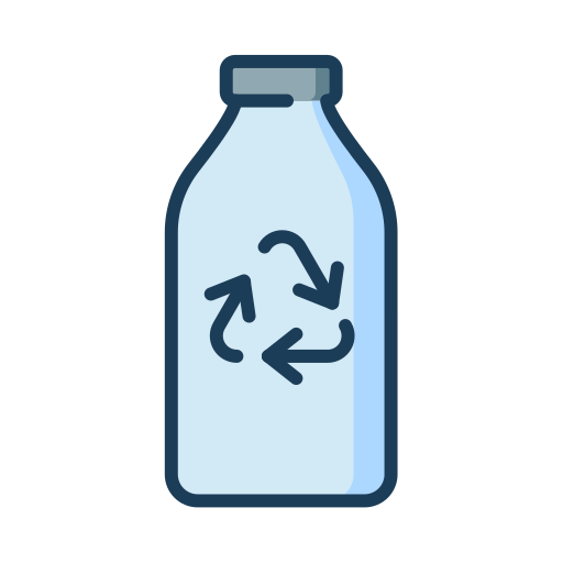 flasche recyceln Generic Thin Outline Color icon