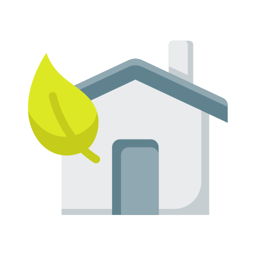 Green home Generic Flat icon