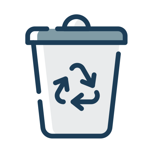 papelera de reciclaje Generic Color Omission icono