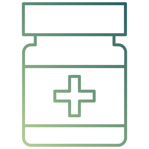 flacon de médicament Generic Gradient Icône