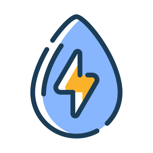 水エネルギー Generic Color Omission icon