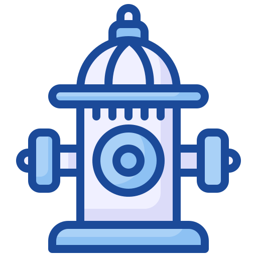 Fire hydrant Generic Blue icon