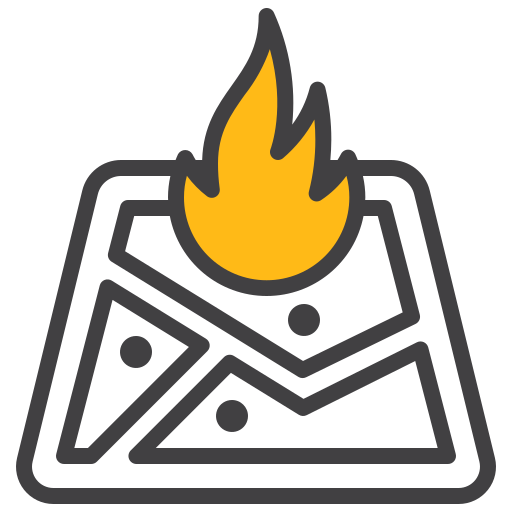 화재 위치 Generic Fill & Lineal icon