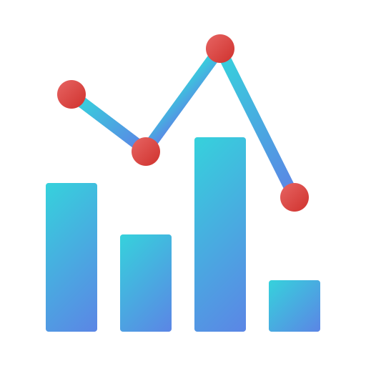 rendimiento Generic Flat Gradient icono