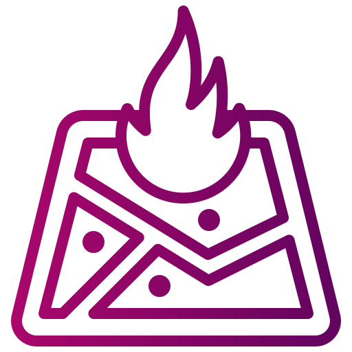 화재 위치 Generic Gradient icon