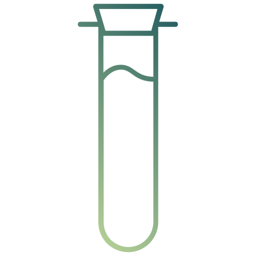 tubo de ensayo Generic Gradient icono
