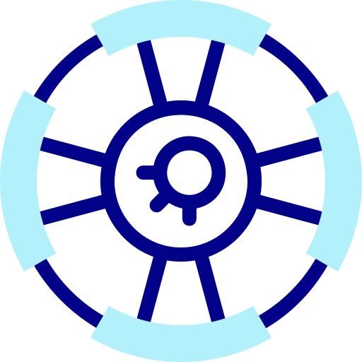 estación espacial Detailed Mixed Lineal color icono