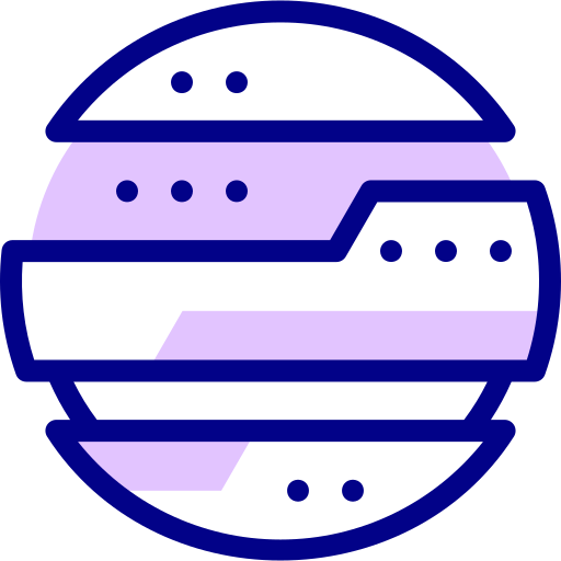 stacja kosmiczna Detailed Mixed Lineal color ikona