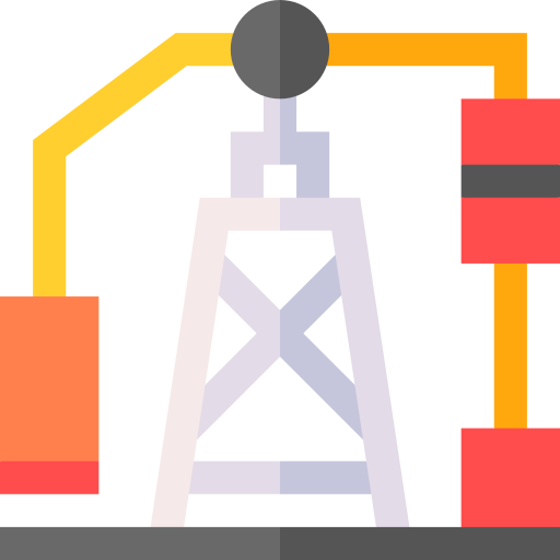 bomba de aceite Basic Straight Flat icono