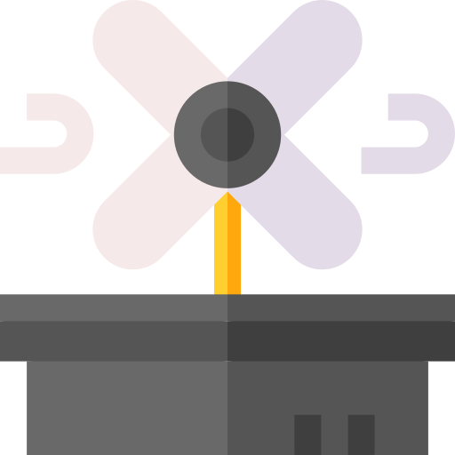 energía eólica Basic Straight Flat icono