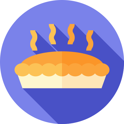 ciasto Flat Circular Flat ikona