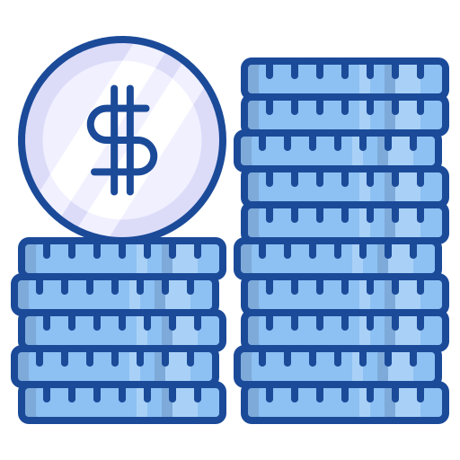 monedas Generic Blue icono