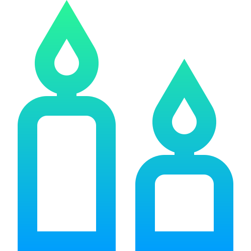 Candle Super Basic Straight Gradient icon