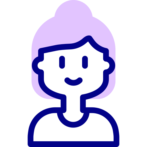 Old woman Detailed Mixed Lineal color icon