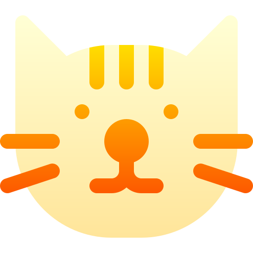 gato Basic Gradient Gradient icono