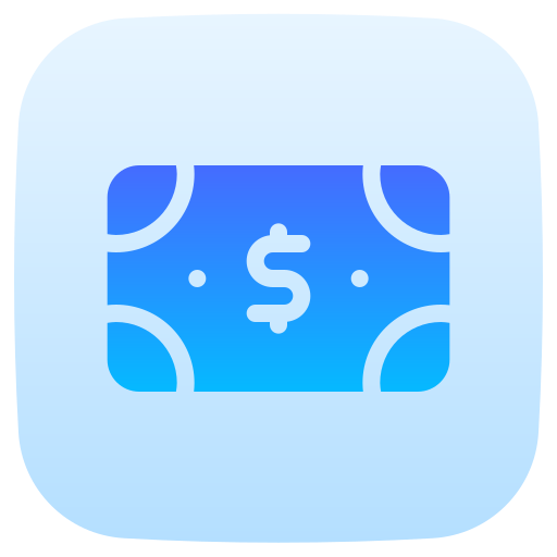 geld Generic Flat Gradient icoon