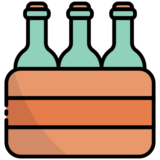 Ящик для пива Generic Outline Color иконка