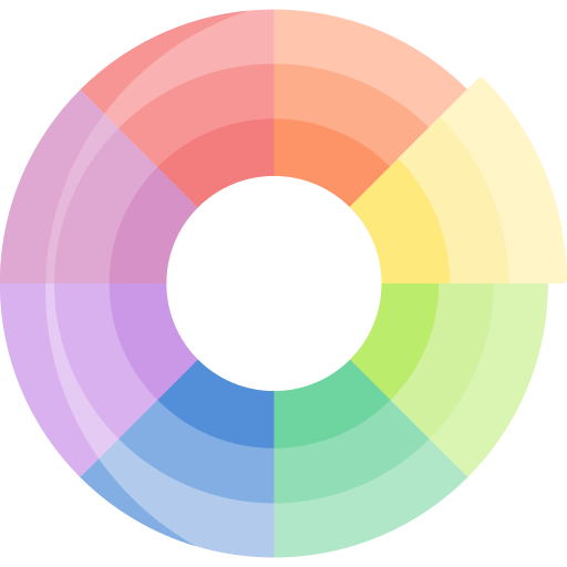 círculo de color Special Flat icono