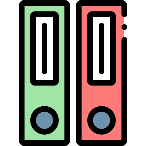 フォルダ Detailed Rounded Lineal color icon
