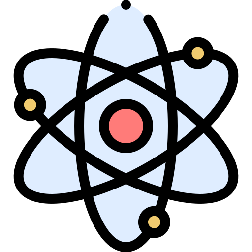 과학 Detailed Rounded Lineal color icon
