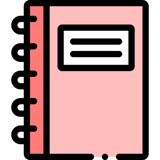 Spring notebook Detailed Rounded Lineal color icon