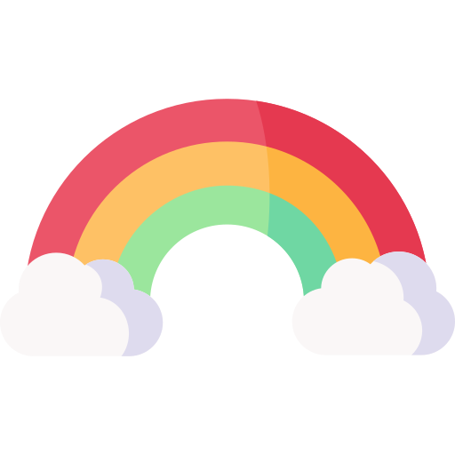 arco-íris Special Flat Ícone