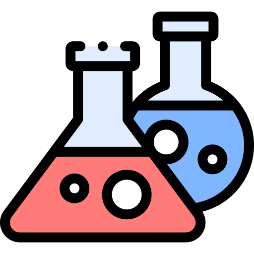 化学 Detailed Rounded Lineal color icon