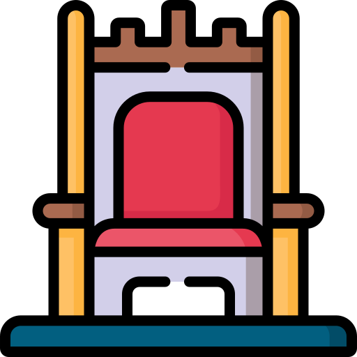 Throne Special Lineal color icon