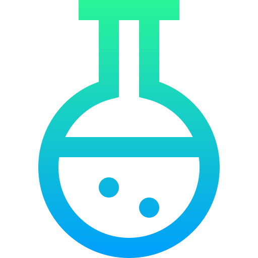 química Super Basic Straight Gradient Ícone