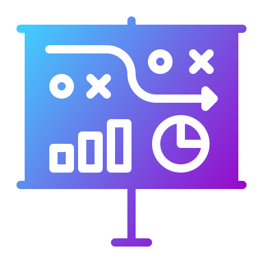 estrategia de planificación Generic Flat Gradient icono