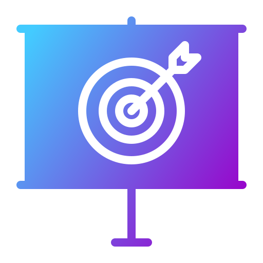 objetivo Generic Flat Gradient icono