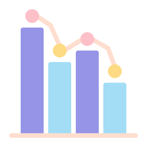 staafdiagram Generic Flat icoon