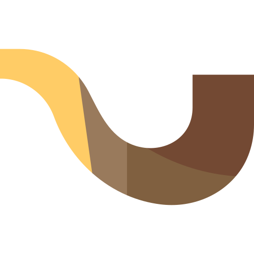 shofar Basic Straight Flat Ícone